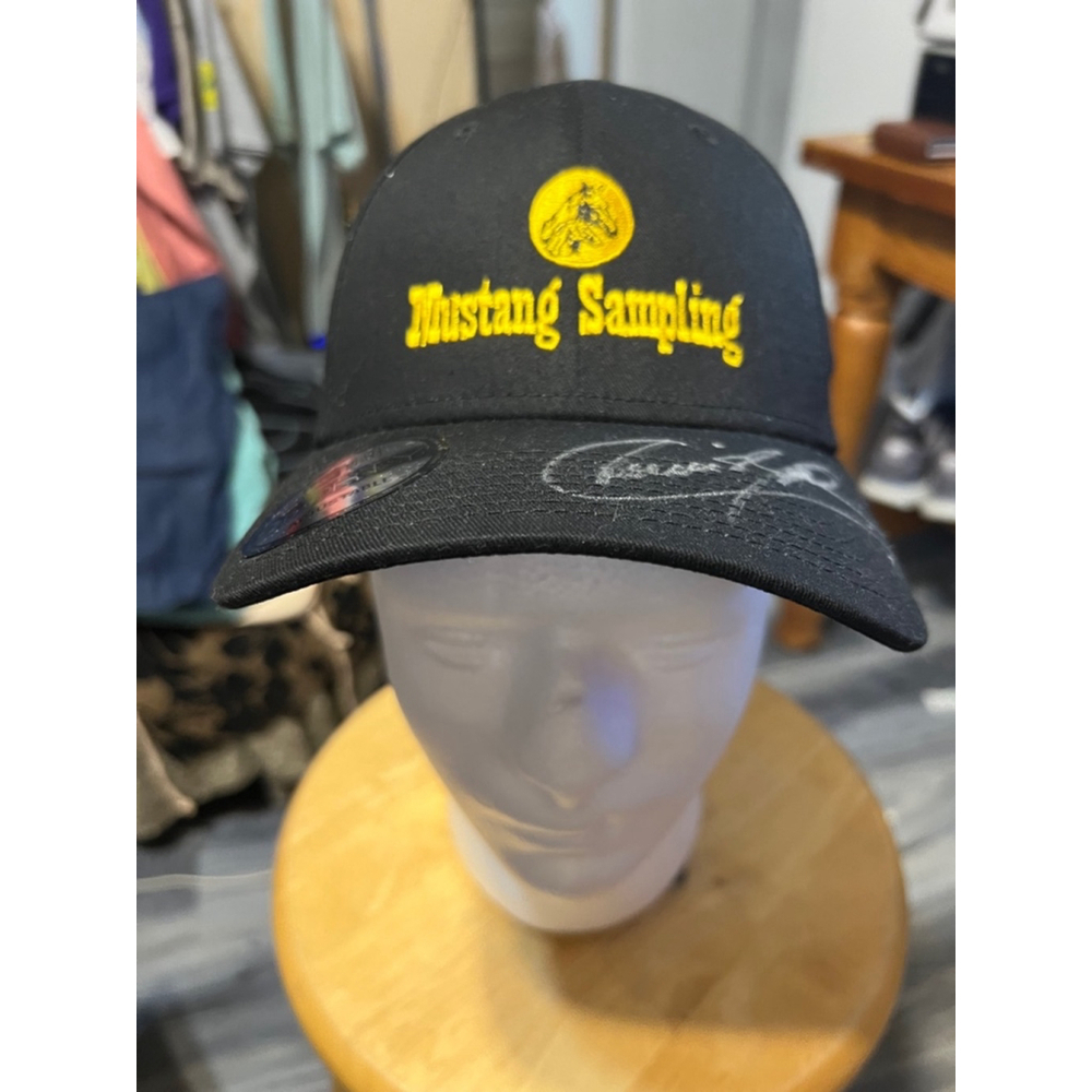 Mustang Sampling Signed By Driver Of 2023 Rolex 24 Car Daytona Race Hat